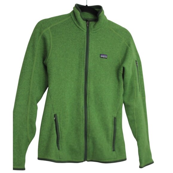 Patagonia Forest Green Women's Better Sweater Full Zip Jacket Fleece Size Small - Picture 1 of 9